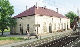 Czyżew (na linii Białystok - Ełk), 1996. Fot. J. Szeliga....